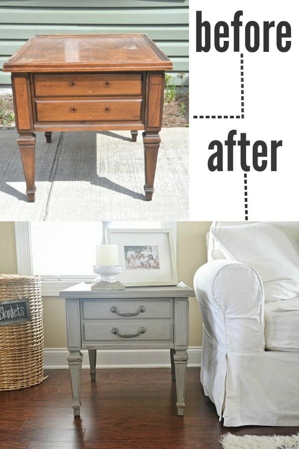 how to distress furniture with paint