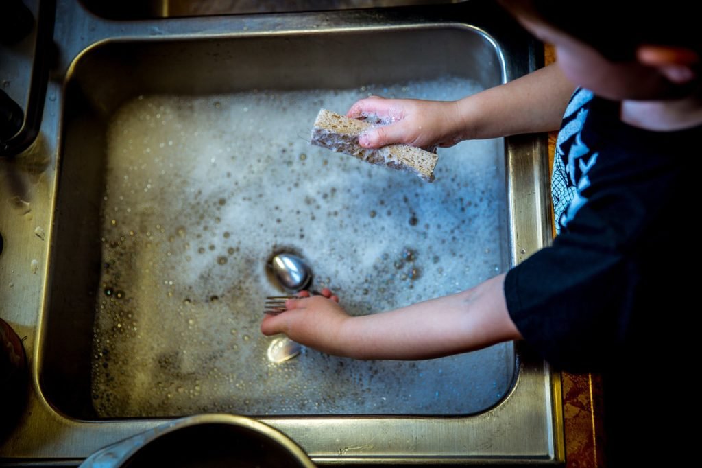 kitchen sink drains slowly not clogged add a vent