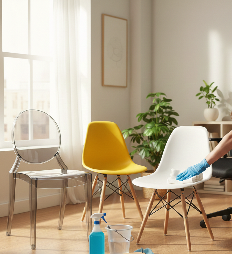 Indoor Clean Plastic Chairs
