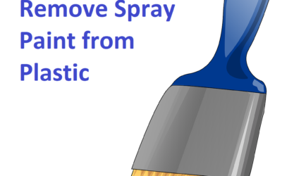 How to Remove Spray Paint from Plastic