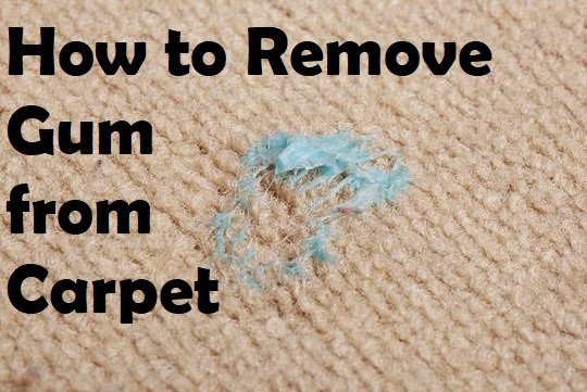 How to Remove Gum from Carpet