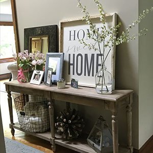 Entryway Table Decor