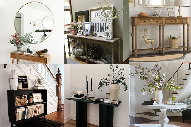 Entryway Table Decor