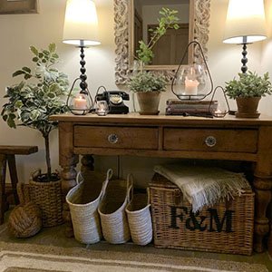 Entryway Table Decor