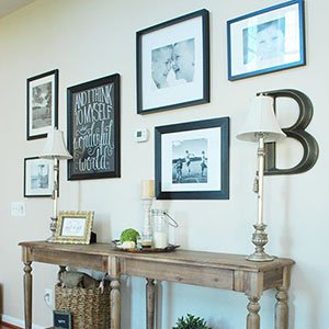 Entryway Table Decor