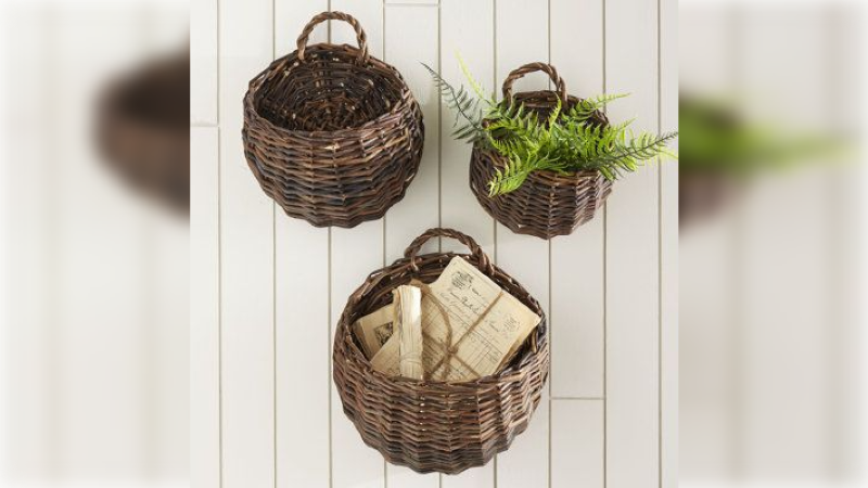 basket wall decor ideas