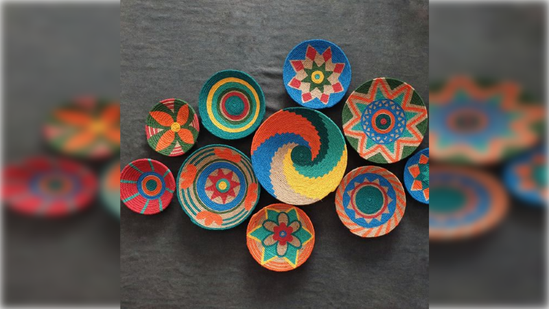 basket wall decor ideas