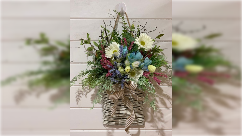basket wall decor ideas