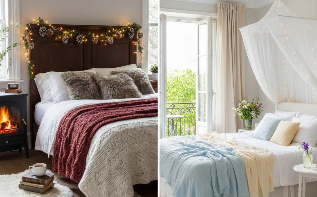 Seasonal Romantic Bedroom Ideas