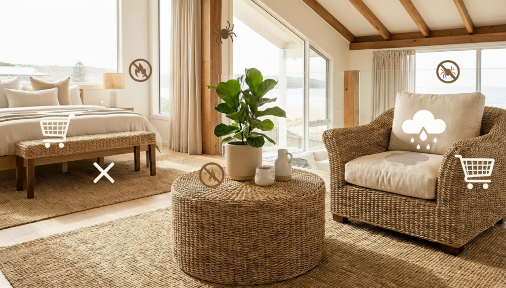 Disadvantages of seagrass furniture