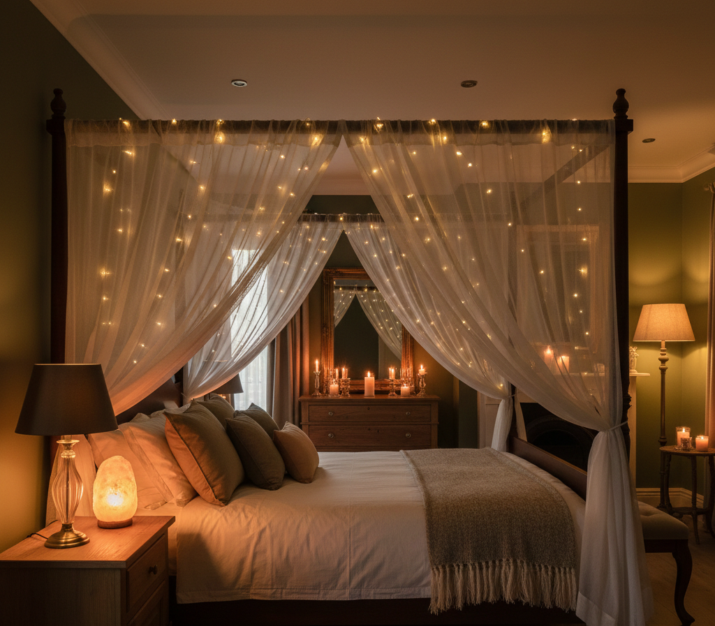 Romantic Bedroom Lighting Ideas 