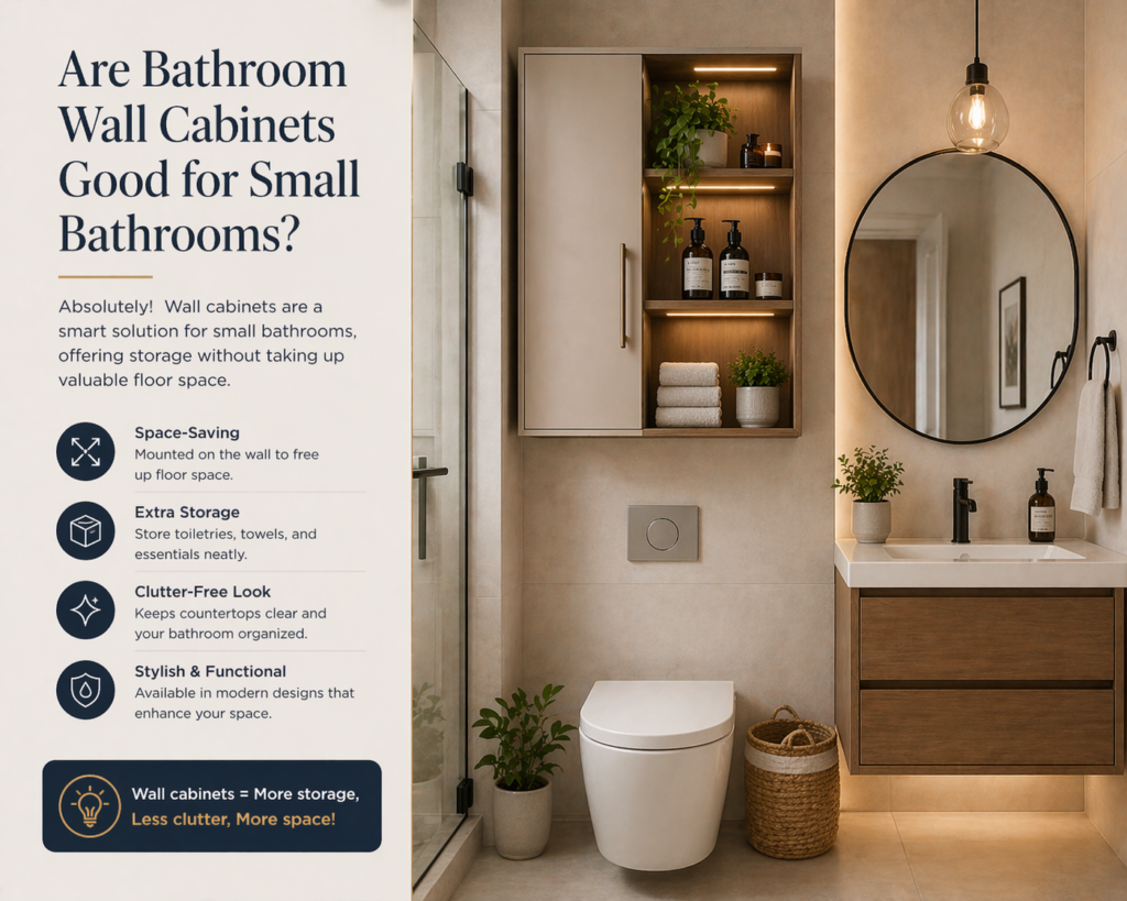 Are Bathroom Wall Cabinets Good for Small Bathrooms?