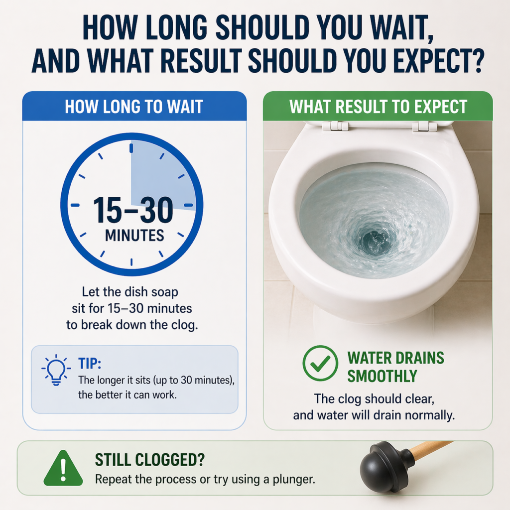 How to Unclog a Toilet with Dish Soap