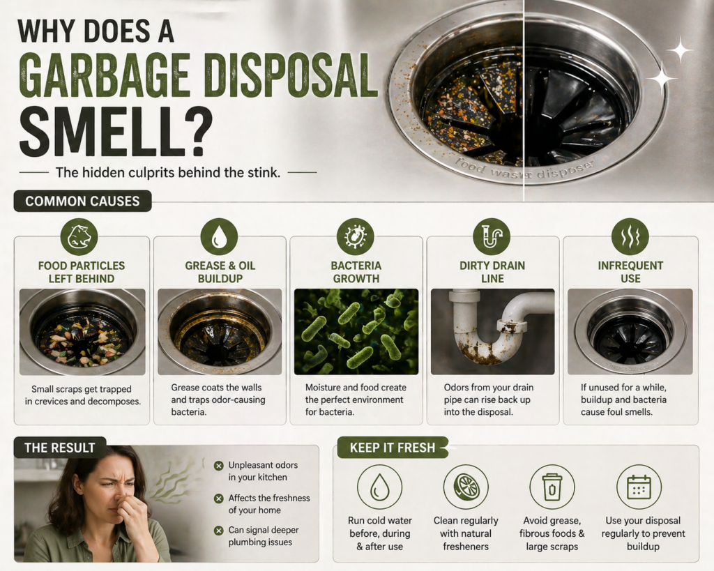 How to clean a garbage disposal